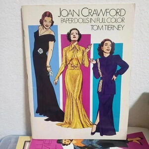Vintage Joan Crawford Paper Dolls in Full Color